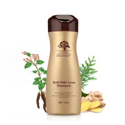 China Customized Best Private Label Hair Loss Anti Loss Prevention Thick Thinning Products Ginger Shampoo Regrow Lost Hair for sale