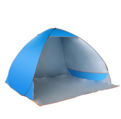 China UV Resistant Outdoor Beach Tent Automatic 3-4 Person Sunshade Tent for sale