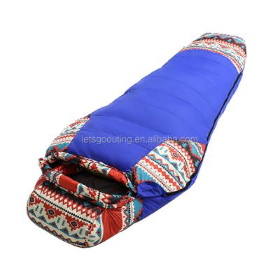 China High Quality Waterproof Winter North Rim Extreme Weather Sleeping Bag Cold Weather Camping Mum Wash Down Sleeping Bag (HT8018) for sale