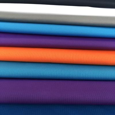 China Wicking Moisture Absorption And Perspiration Eyelet Anti Mesh 100 Polyester Knitted Fabric UV Eco - Friendly for sale