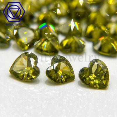 China Color Play Or Fire Rarity Factory Directsale Success Gold CZ Stones Unique Zircon Charms Heavy Zircon for sale