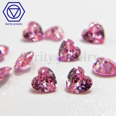 China Fire Rarity High Quality Factory Price Heart Gemstone Zircon Stone Color Set Or Loose Zircon for sale