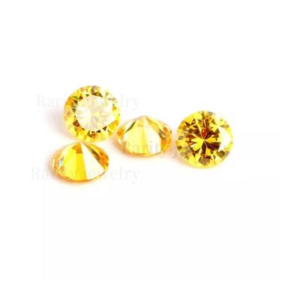 China Color Set Or Fire Professional High Quality Stones Heavy CZ Round Cut Zircon for sale