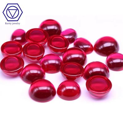 China Factory Directsale Fire Rarity Synthetic Corundum Color Set or Corundum Rings Red Brick Mullite Corundum for sale