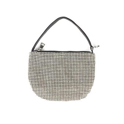 China Polyester Summer New Arrivals Fashion Diamond Women Handbags With Rhinestones for sale