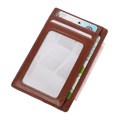 China Fashionnable And Simple Wholesale Customizable Pu/Leather Color Credit Card Holder With Good Quality for sale