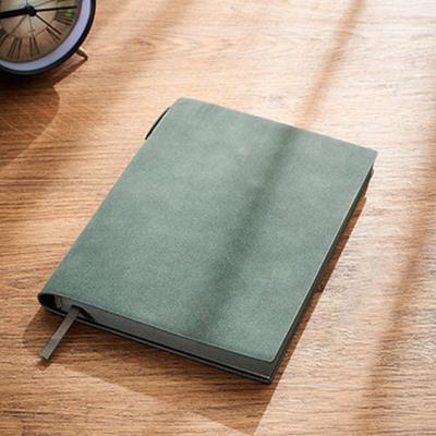 China GuangAo a5 eco-friendly paper high-end businesses customized sensitive office business journal diary leather bound notebook for sale