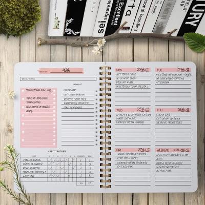 China GuangAo Custom Printable Eco-friendly Paper Weekly Daily Task Monthly Schedule Planner for sale