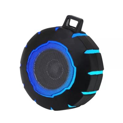 China Mini speakers with led music player lightweight subwoofer mini waterproof shower led speaker for sale