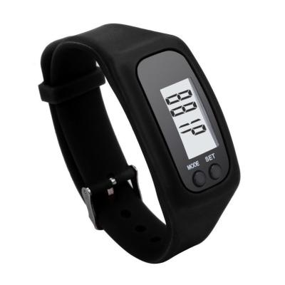 China Gift. Smart Accessory.Sorts Silicon Wristband Heart Rate Monitor With Pedometer Sports Watch Pedometer for sale