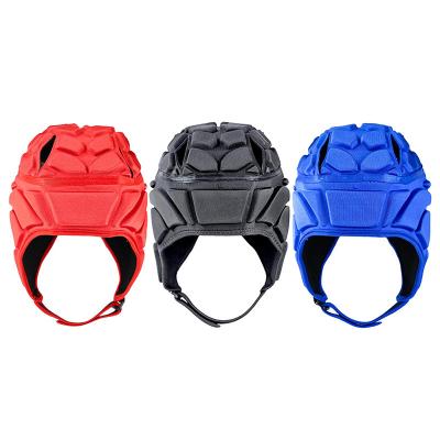 China Rugby Helmet Comfortable Pad Head Guard Headgear For Football Scramble Head Protector Soft Protective Helmet For Kid Youth Head Football Helmet for sale