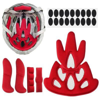 China Protective Cycling Pad Cycling Access Sponge Helmet Kit Replacement Sealed Foam Pads Interior Pad Set for sale