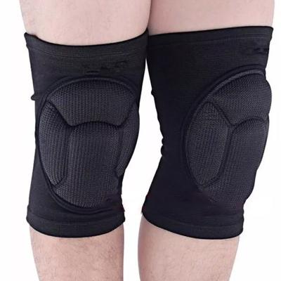 China Customized Adjustable Elasticity Outdoor Running Protective Knee Pad Breathable Knitted Breathable Knee Support for sale