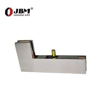 China Modern Glass Door Curve Flange Sus304 Cut Office Bathroom Door Automatic Swing for sale