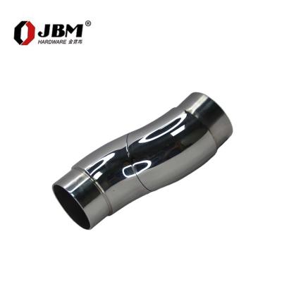 China 50.8 Railing Accessories Glass Railing Stainless Steel Handrail Tube Joint Connector For Balustrade for sale