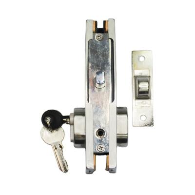 China Modern Stainless Steel Glass Aluminum Door Cut Double Sided Glass Door Lock Clip Wholesale for sale