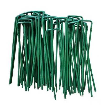 China Iron U Pin For Installing Cheap Artificial Grass Artificial Grass Accessories for sale