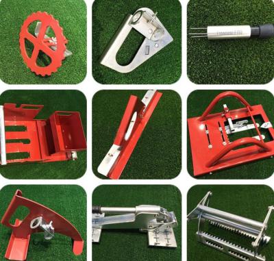 China Professional artificial artificial turf of metal grass mat installation tools installation kits for football for sale