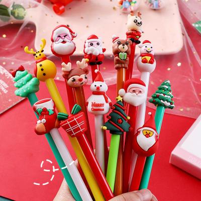 China Natural Hot Selling Promotional Kawaii Pen 0.38mm Pen Carton Cute Gel Pen Korean Stationery Manufacturer for sale