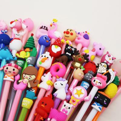 China Normal Plastic Cartoon Unicorn Promotion School Supplies Writing Color Candy Cute Kawaii Gel For Kids Children Students Pens Stationery for sale