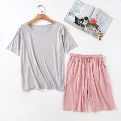 China Breathable Amazing Popular Quality Women's Short Sleeve Shorts Suit for sale