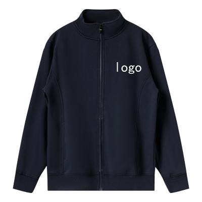 China Wholesale Simple High Quality White Wool Anti-Wrinkle Zipper Sweatshirt Custom Logo Men's Oversized Hoodie And Sweatshirt for sale