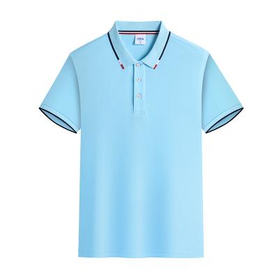 China Wholesale High Quality Custom Made Cotton Men s 100% Golf Uniform Shirts Short Sleeve With Embroidered Logo Polo Shirts for sale