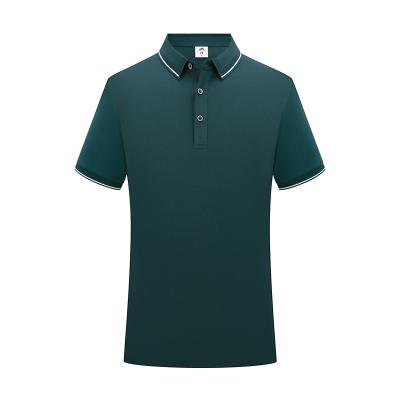 China Anti-wrinkle OEM logo embroidery brand golf collar polo T-shirt wholesale custom made polyester cotton white men s polo shirt for sale