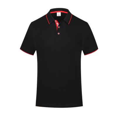 China Embroidered Anti-Wrinkle Logo Men s Polo T-shirt Custom 100% Cotton Plus Size Casual Short Sleeve Polo T-shirt for sale