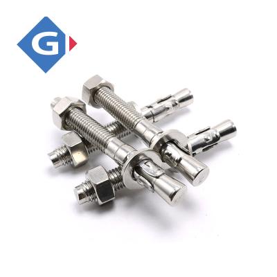 China Building Construction Expansion Bolts Steel Cuneiform Concrete Rivet Nut Bolts Galvanized for sale