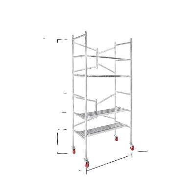 China Traditional Used Scaffold Plank Ladders Heavy Duty Adjustable Steel Prop Scaffolding Ladder for sale