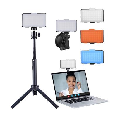 China Mini Desktop Stand Rectangle Rechargeable led video conference lighting, video conference lighting kit for sale