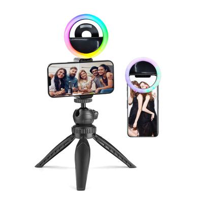 China Barber Shop Mini Vlog Starter Kit Tripod Power Products Gift Desktop Promotional Sets Black Pink Battery for sale