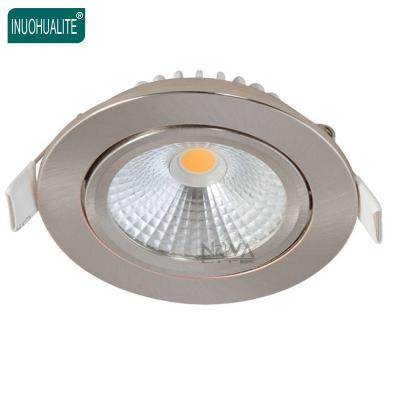 China New Adjustable Slim Ultra Thin Aluminum Dali Dimmable Recessed Cob Led Hotel Downlight IP44 SAA SMD LE TDC 5W 6W 7W 7 watt for sale