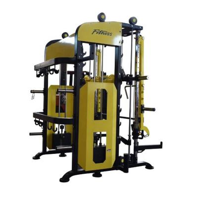 China 2020 Multi Functional Muscle Exerciser Smith Machine Fitness Power Cage Multi Functional Muscle Exercise Equipment for sale