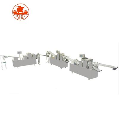 China Automatic Single Cake Cup Cake Making Machine Production Line Log Cake Production Machine for sale