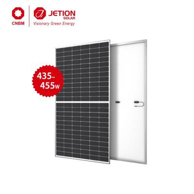 China Jetion solar panel home 500w solar panel jetion 166mm SGh 445w 455w single glass solar panel for 4 mm2 system for sale