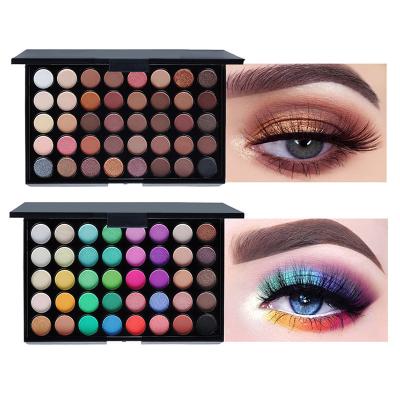 China Matte Shiny Diamond Waterproof 40 Color Waterproof Eyeshadow Long Lasting Makeup Eyeshadow Palette for sale