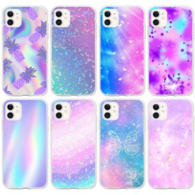 China 100% eco-friendly phone case hotselling colorful shiny phone case for iphone 12 case for iphone x iphone xs for sale