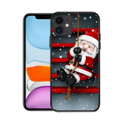 China Hot Selling Anti-fall Amazon Christmas Gift Mobile Phone Case Christmas Phone Case Soft Cover For iphone 12/11/11 pro /11pro max for sale