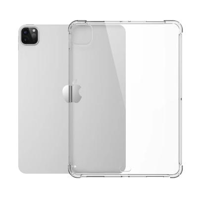 China 100% Eco-friendly Tpu Transparent Case Cover Phone Edge Shockproof Reinforced Crystals Case Cover For Ipad Pro 12.9 for sale