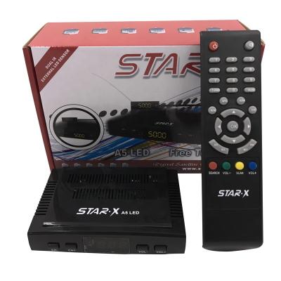 China Support yemen satellite receiver sd star mini x a5 with led ir ac/dc adapter for sale