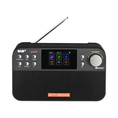 China Digital Display FM Digital Radio DAB +Radio GTMEDIA Z3B With Color Screen DAB ETST 300 Standard 401 Compliant for sale