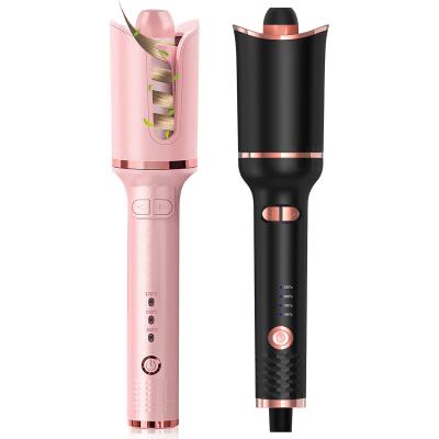 China High Quality Ceramic Pink Rose Automatic Hair Styling Curling Iron Rollers Hair Curler Tools for sale