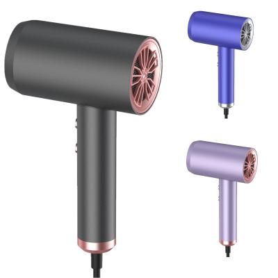 China 2021 Newest Design Safety Hair Dryer Hair Styling Tools Fast Black Straight Hair Blow Dryer for sale