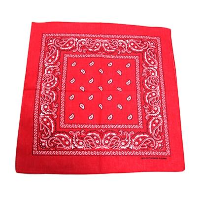 China Customized Comfortable Elegant Women's Soft 100% Cotton Headband Printed Square Cloth Scarf Turban for sale