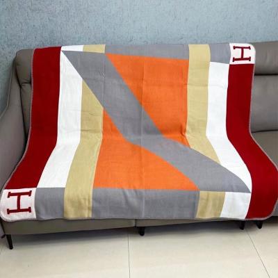 China 2021 New Custom Cashmere Woolen Stain Deep Sofa Bed Covering Take To H Portable Knitted Covering Shawl Covering for sale