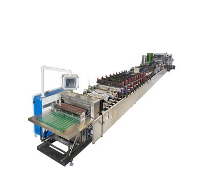 China Automatic slider zipper. flat bottom paper packaging ziplocks plast bag making machine for cpp pet nylon material for sale