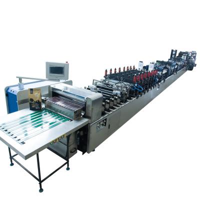 China Automatic slider zipper Four lanes or output of flat bottom pouch bag making machine and used for tea packages hot sales and smaller size for sale