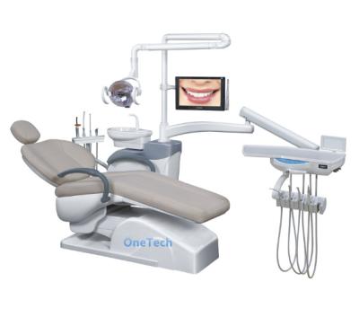 China DC21-N Acrylic Acrylic CE and ISO Approved High Quality Dental Instruments Dental Chair with LED Light Sensor Light for sale